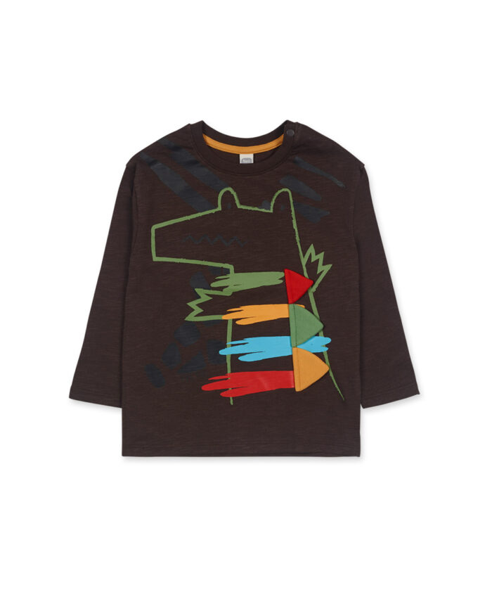 T-shirt marrone bambino Tuc Tuc - immagine 1