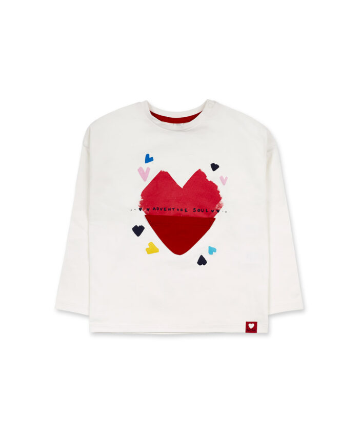 T-shirt bianca bambina Tuc Tuc - immagine 1