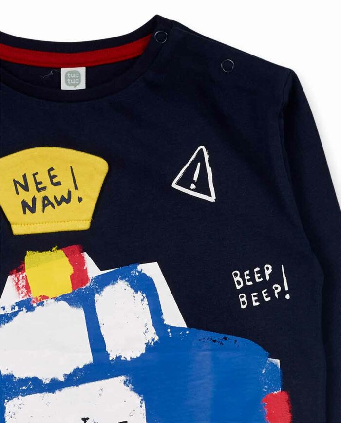 T-shirt blu bambino Tuc Tuc - immagine 3