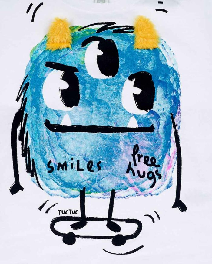 T-shirt bianca bambino Tuc Tuc - immagine 4