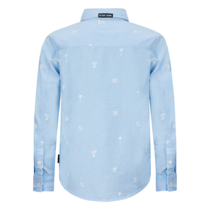 Camicia manica lunga maschile marca RETOUR - immagine 3