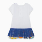 Abito bianco da bambina con fiori della marca Tuc Tuc - immagine 3