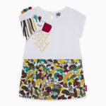Abito da bambina con zebra e della marca Tuc Tuc