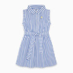 Abito a righe da bambina della marca Tuc Tuc