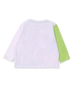 T-shirt lunga da bambino in maglia bianca collezione Tropadelic - immagine 2
