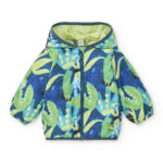 Giacca a vento verde da ragazzo collezione Tropadelic