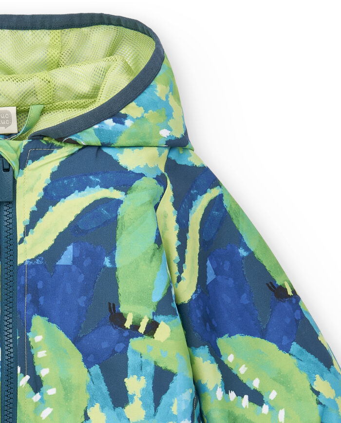 Giacca a vento verde da ragazzo collezione Tropadelic - immagine 3
