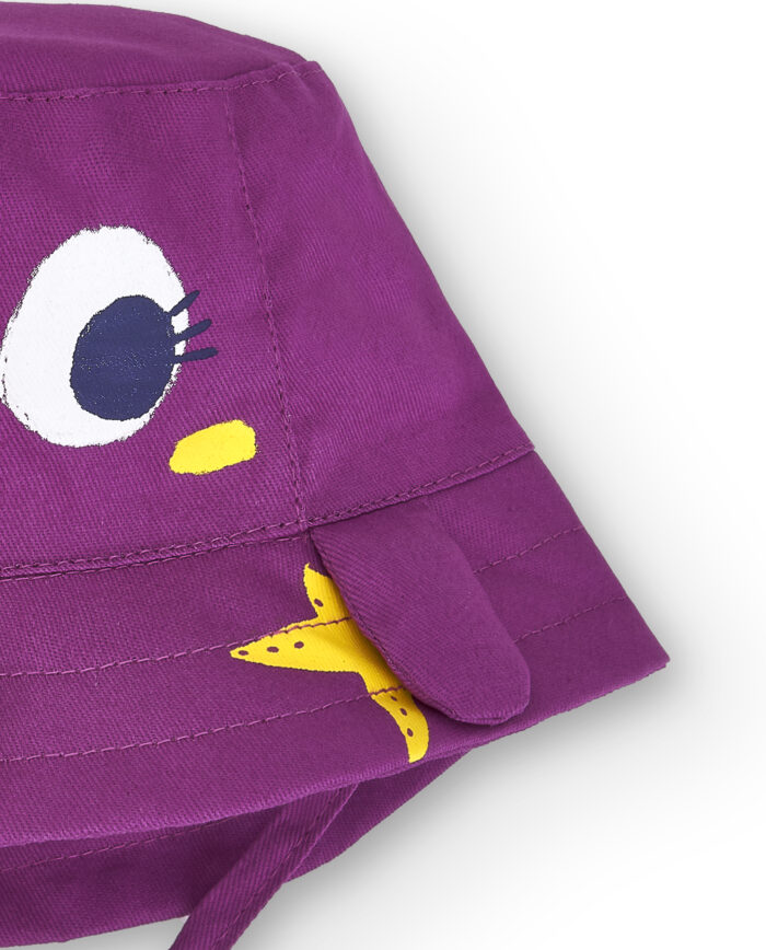 Cappello piatto da bambina di colore lilla collezione Ocean Wonders - immagine 4