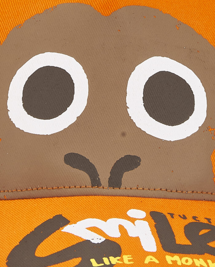 Berretto da ragazzo arancione collezione Banana Records - immagine 2