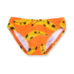 Slip da bagno arancioni da bambino collezione Banana Records