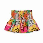 Gonna in popeline rosa da bambina collezione Banana Records