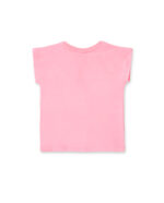 T-shirt rosa in maglia da bambina collezione Banana Records - immagine 4