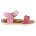 Sandalo Rosa con tomaia Glitter Bambina