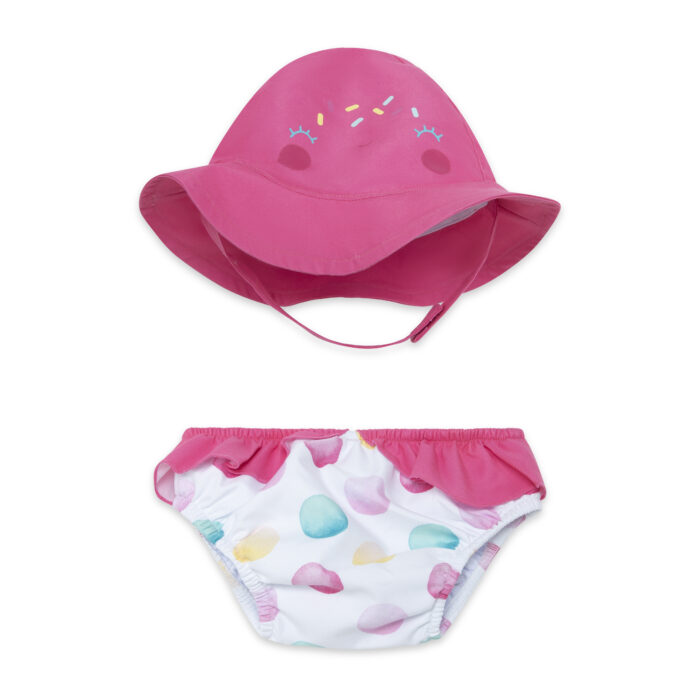 Set mare cappellino e slip da bambina della marca Tuc Tuc - immagine 1
