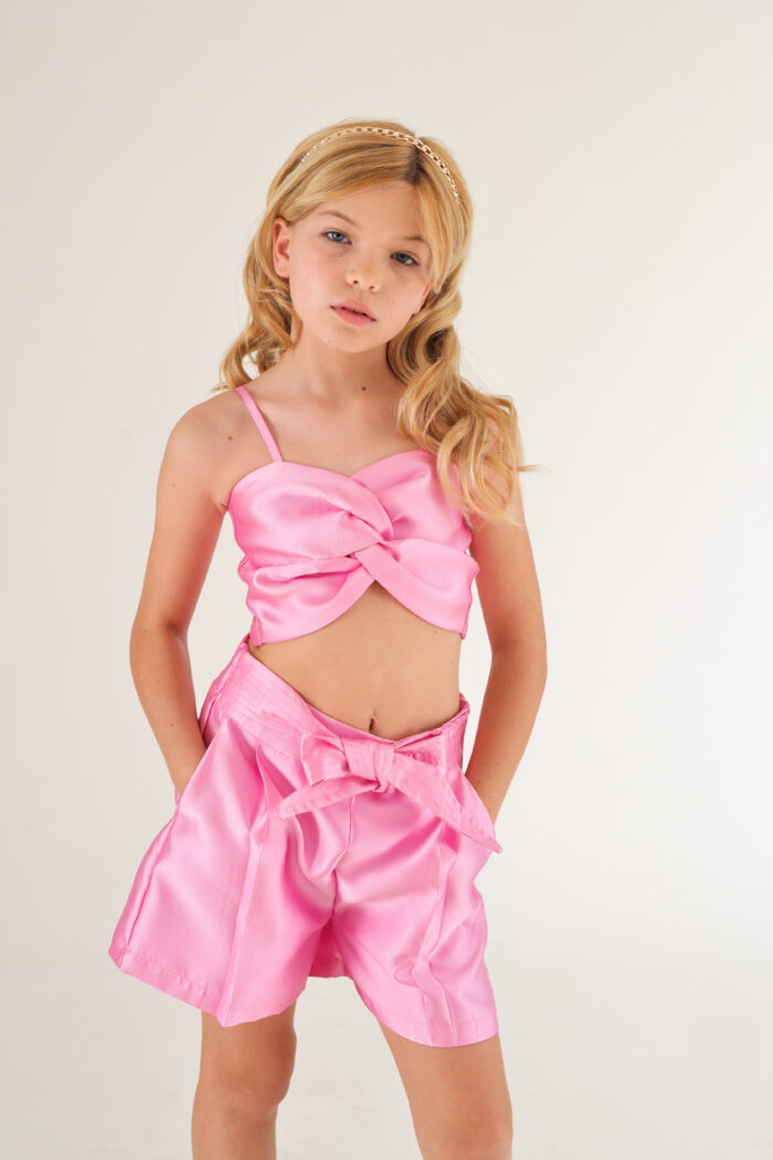 Pantaloncino rosa da ragazza della marca Naida - immagine 3