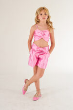 Top rosa da ragazza della marca Naida - immagine 2