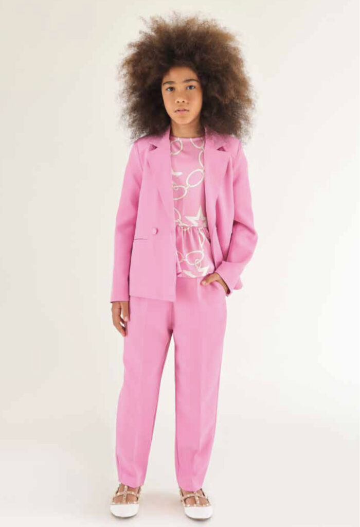 Giacca rosa da ragazza della marca Naida - immagine 2