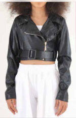 Chiodo nero da ragazza della marca Naida - immagine 3