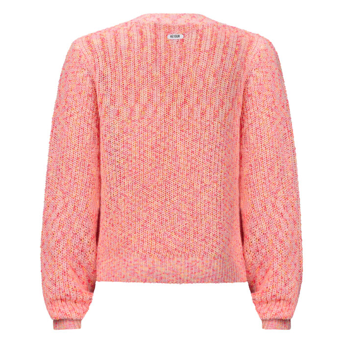 Cardigan rosa da ragazza della marca Retour - immagine 2