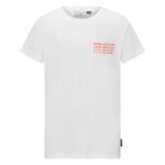 T-Shirt bianca con stampa sul retro da ragazzo della marca Retour
