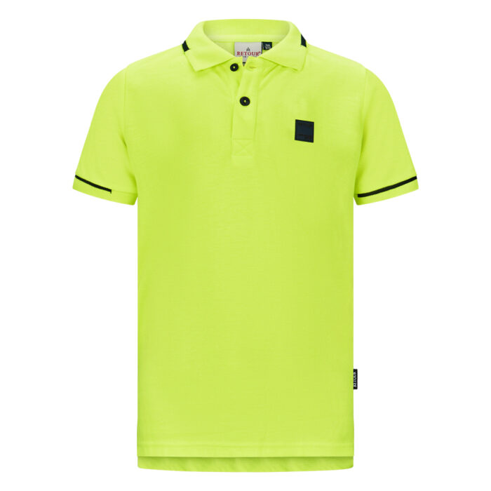 Polo gialla fluo da ragazzo della marca Retour - immagine 1