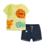 Completo T-shirt e pantaloncino da bambino Hi Sunshine