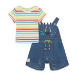 Salopette con T-shirt da bambino Hi Sunshine
