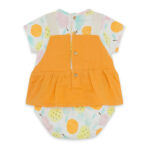 Pagliaccetto arancione da bambina Picnic Time - immagine 2