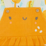 Pagliaccetto arancione da bambina Picnic Time - immagine 3