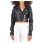 Chiodo nero da ragazza della marca Naida - immagine 2