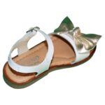 Sandalo bianco con fiocco da bambina della marca Panyno - immagine 4
