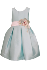 Abito da cerimonia verde acqua da bambina