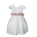 Abito bianco da cerimonia da bambina