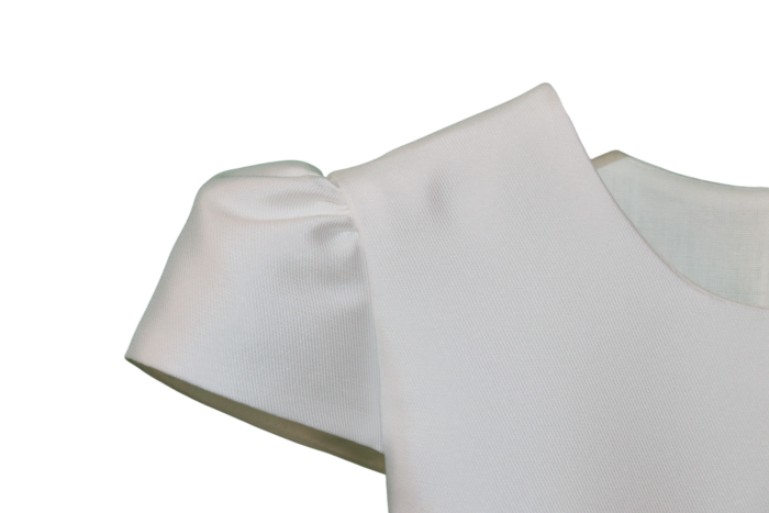 Abito bianco da cerimonia da bambina - immagine 3