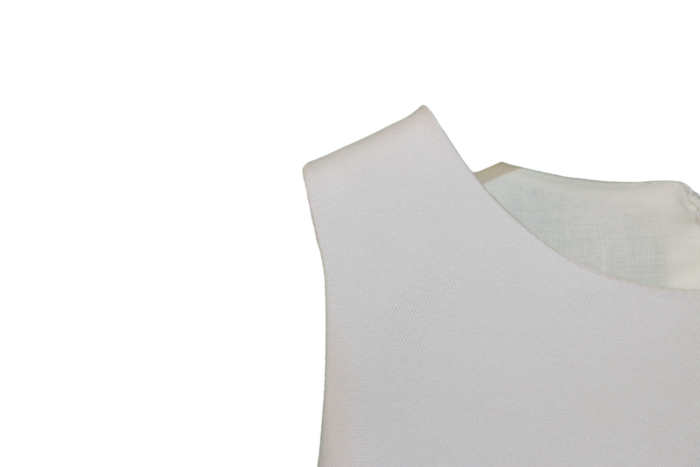 Abito bianco da cerimonia da bambina - immagine 3