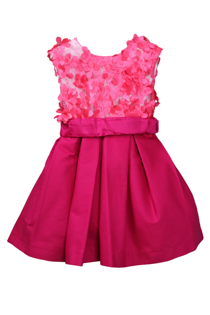 Abito fuxia da cerimonia da bambina - immagine 1