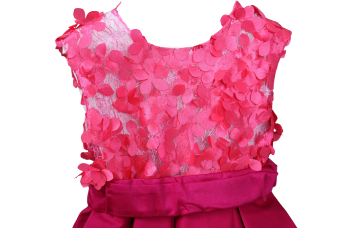 Abito fuxia da cerimonia da bambina - immagine 2