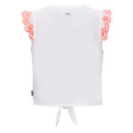 T-shirt bianca e arancione da ragazza della marca Retour - immagine 2
