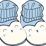 Scarpine da culla maschili