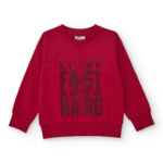 Felpa rossa maschile