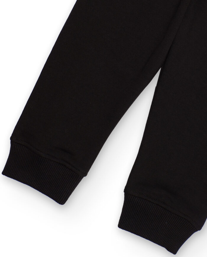 Completo per bambino nero e arancione con stampa lupo ululante - immagine 12