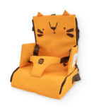 Seggiolino da viaggio portatile TUC TUC con design tigre – Arancione e Marrone