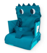 Seggiolino da viaggio portatile TUC TUC con design dinosauro blu - immagine 2