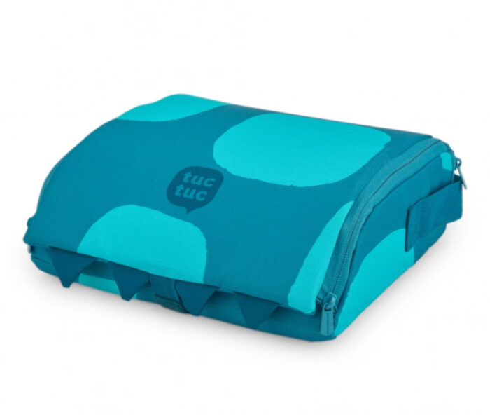 Seggiolino da viaggio portatile TUC TUC con design dinosauro blu - immagine 3