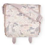 Seggiolino da viaggio portatile TUC TUC con stampa giraffe – Toni neutri