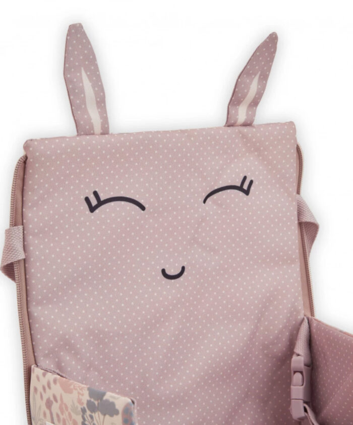 Seggiolino da viaggio portatile TUC TUC con stampa giraffe – Toni neutri - immagine 6