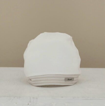 cappello neonato elegante Ninnaoh bianco Made in Italy